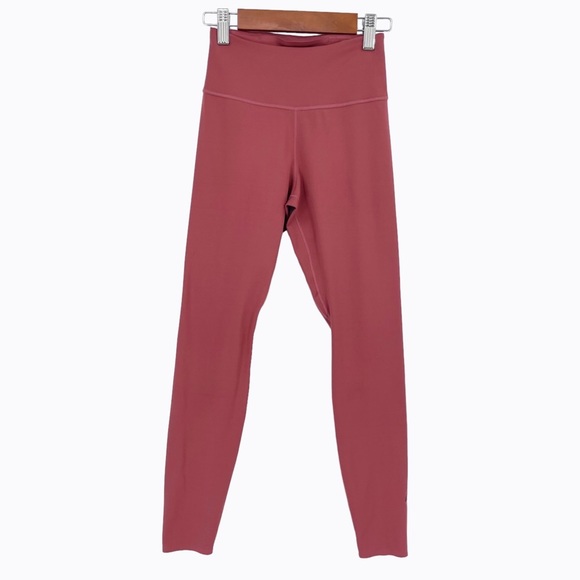 Nike Dri-Fit Luxe Mid Rise Cropped Tights in Canyon‎ Rust - Picture 1 of 9